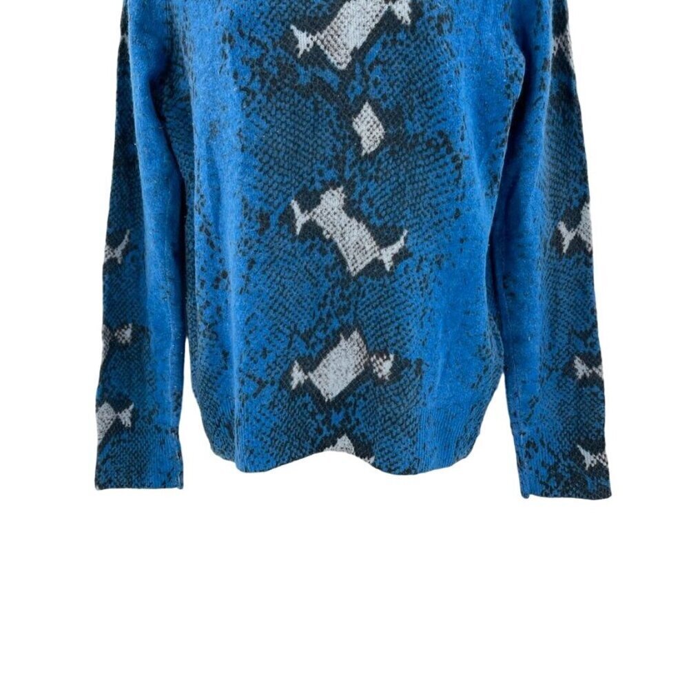 Equipment Sloane Cashmere Sweater Python Snake Pr… - image 4